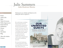 Tablet Screenshot of juliesummers.co.uk
